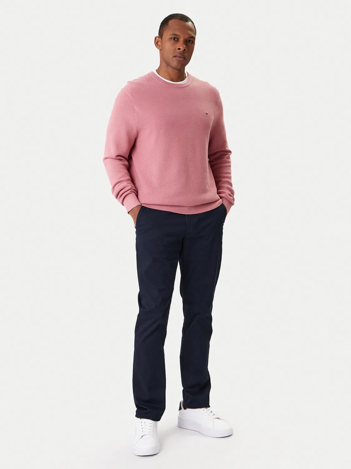 Мужские чиносы стандартного кроя Core Denton Tommy Hilfiger, темно-синий — фото 2