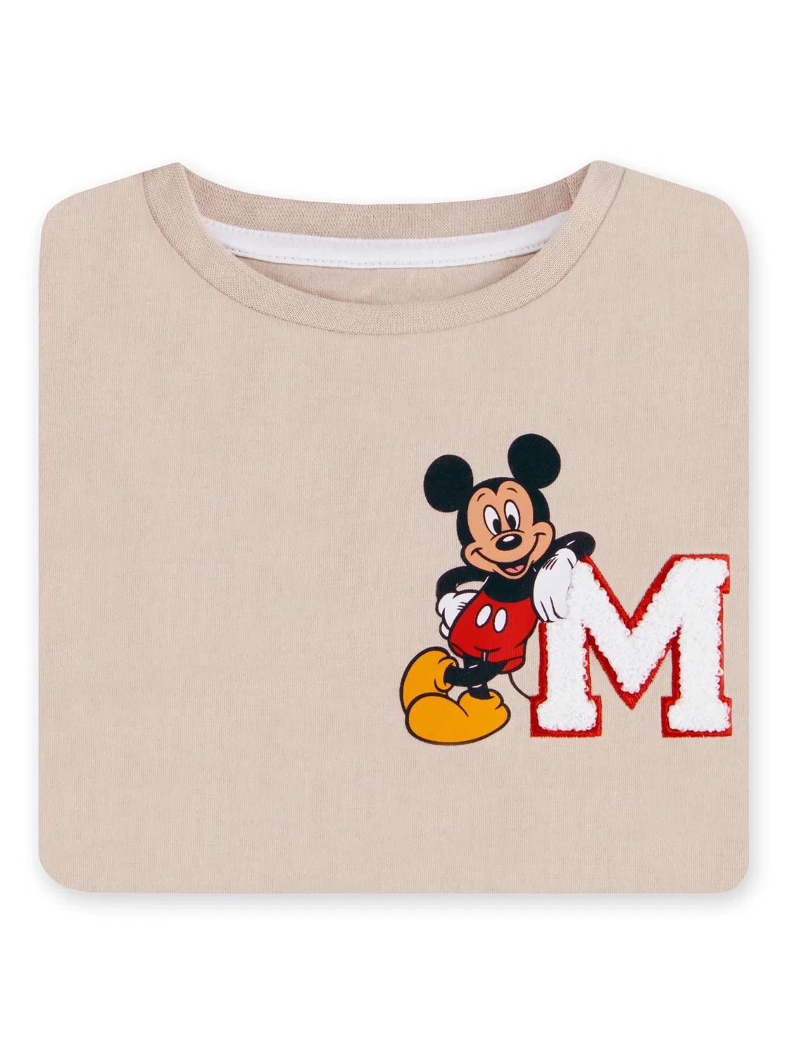 Футболка с длинным рукавом Mickey Mouse Character, натуральный — фото 4