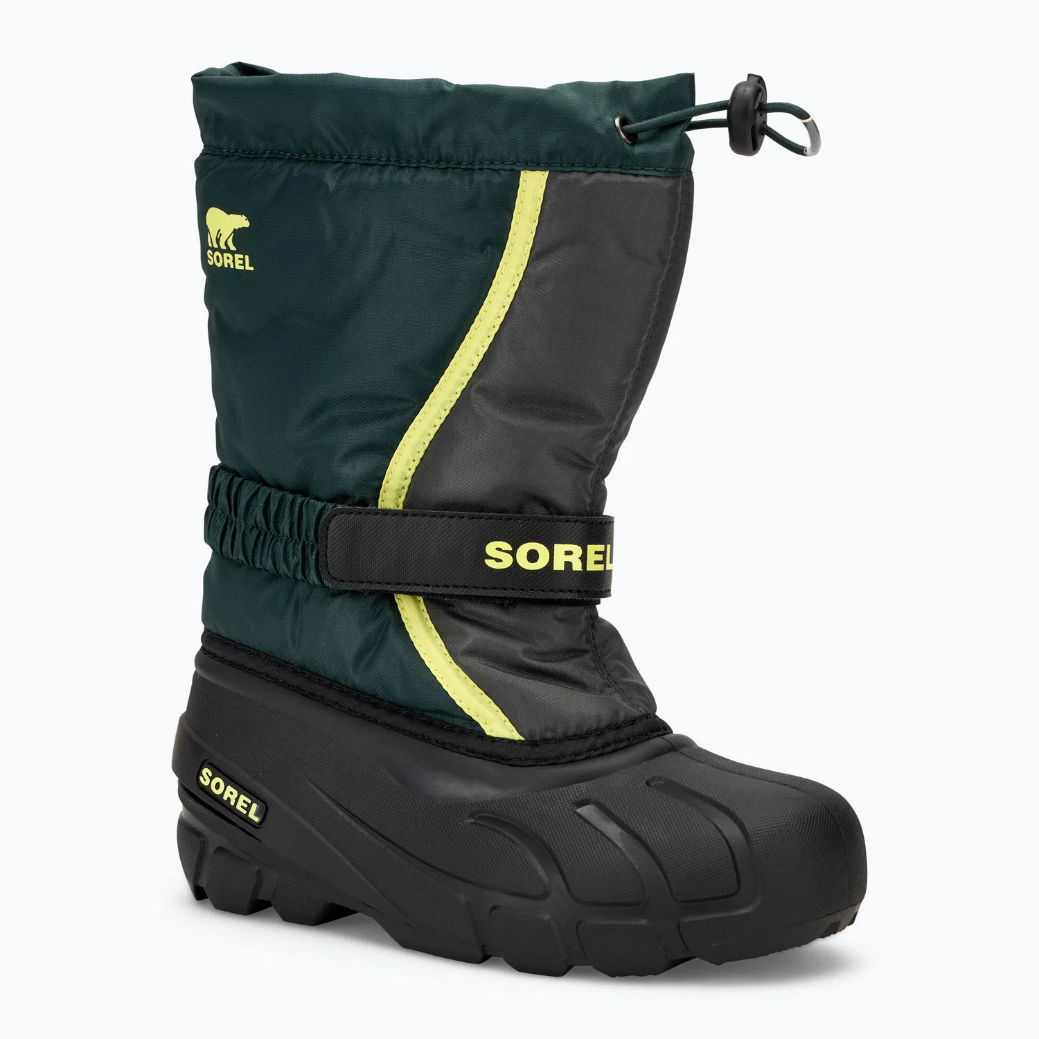 Детские зимние ботинки для мальчиков Youth Flurry Sorel, Green