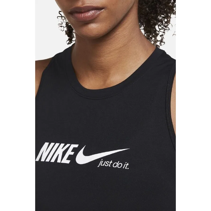 Женский топ без рукавов Dri-FIT Graphix Nike, Черный — фото 3