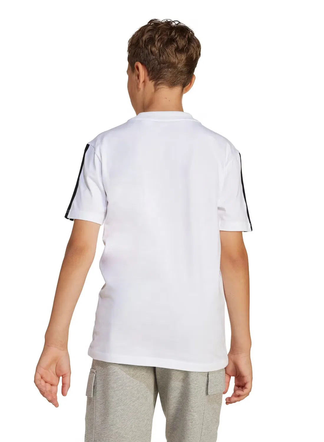 Футболка хлопковая Youth Essential Adidas, белый — фото 2