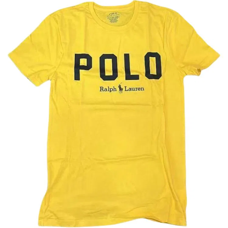 Мужская футболка с круглым вырезом Polo Ralph Lauren, Yellow