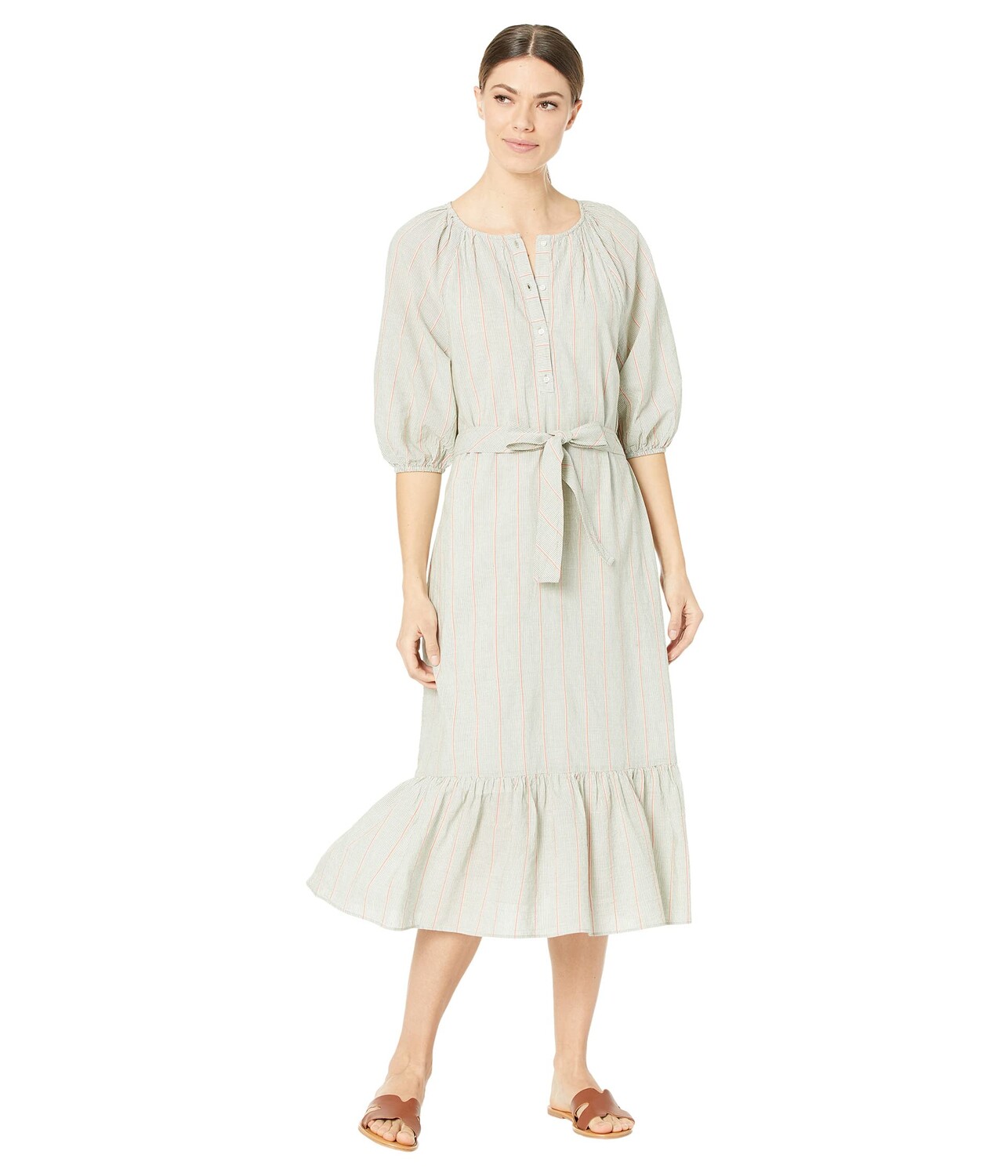 

Платье Lilla P, Easy Elbow Sleeve Stripe Dress