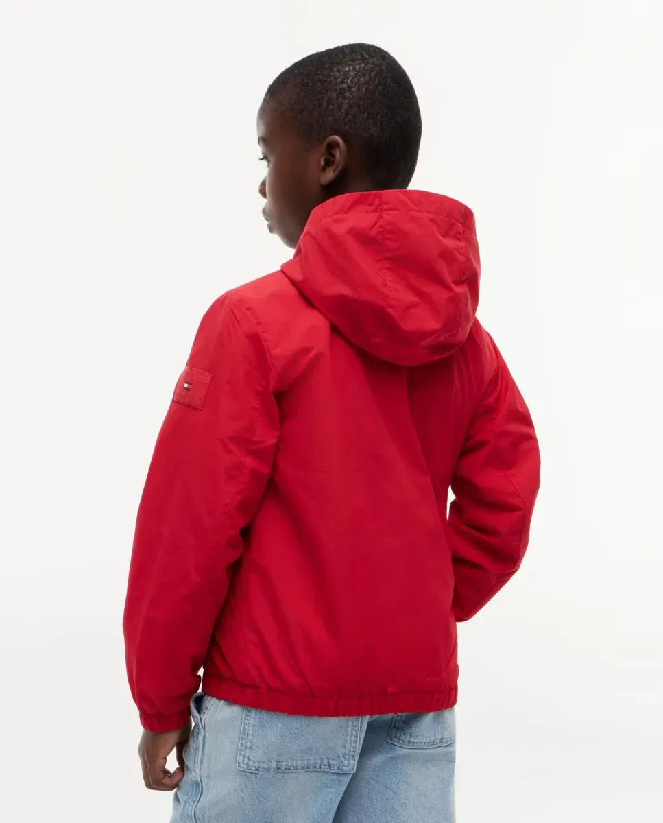 Детское пальто для мальчиков с логотипом Tommy Hilfiger, Red — фото 2
