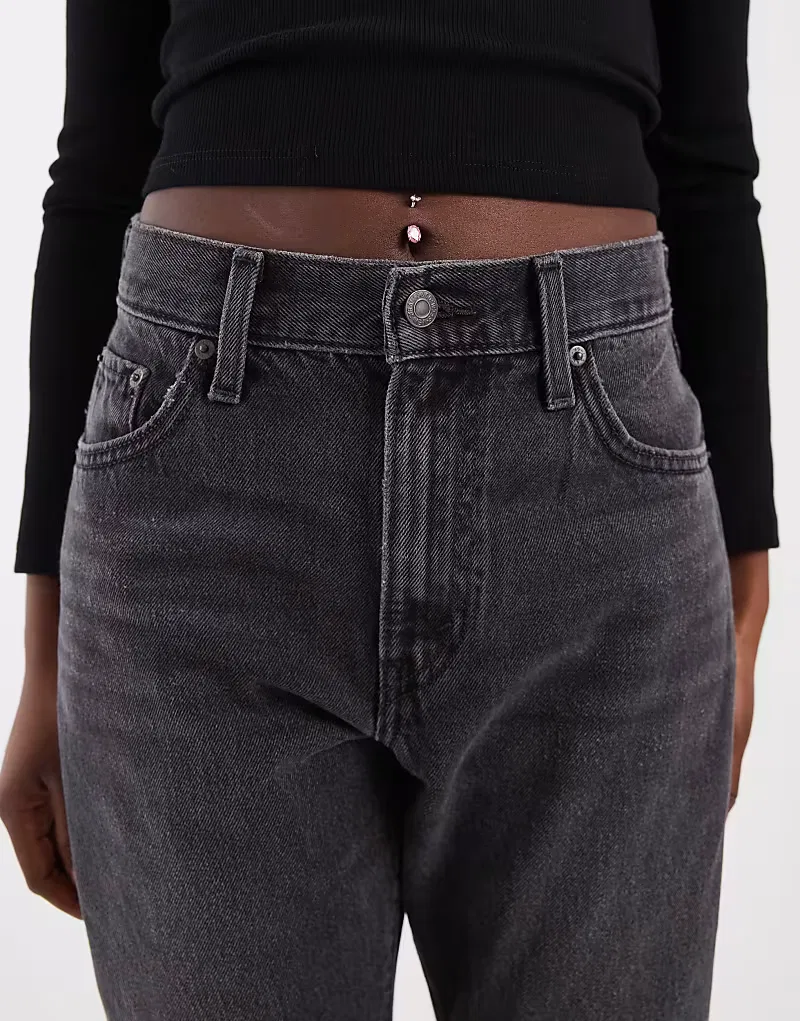 Джинсы Levi's Cinch Flare, черный — фото 4
