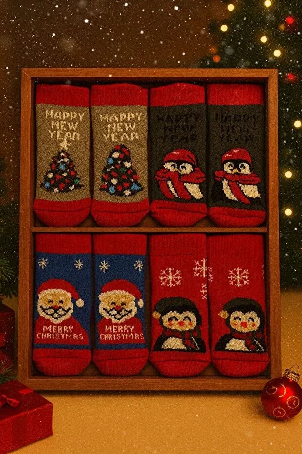 Детские носки хлопковые, набор 4 шт Pico Baby, Multicolor — фото 3