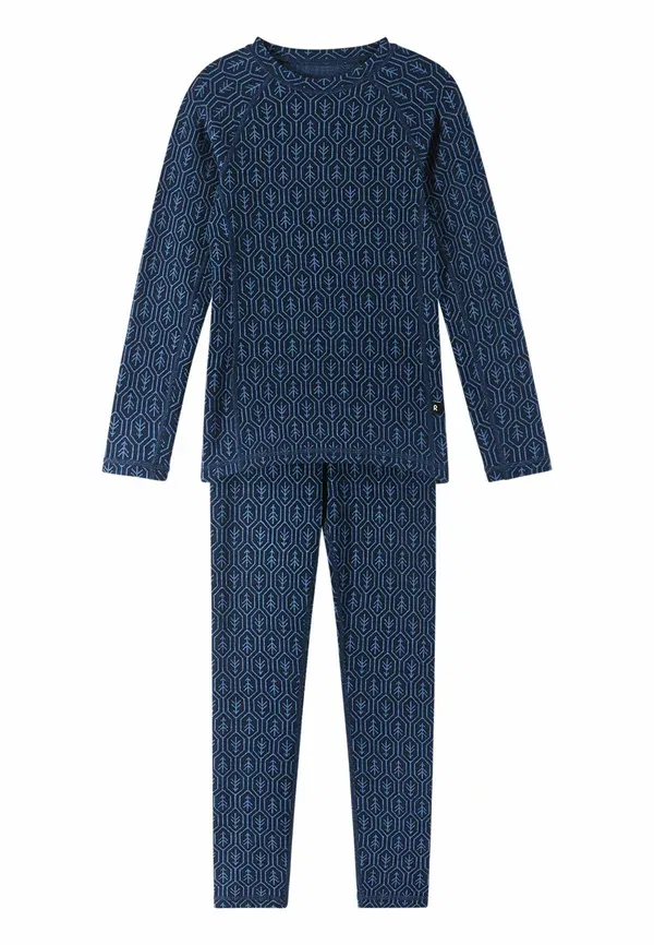 Комплект спортивных штанов из шерсти Reima, midnight blue, синий