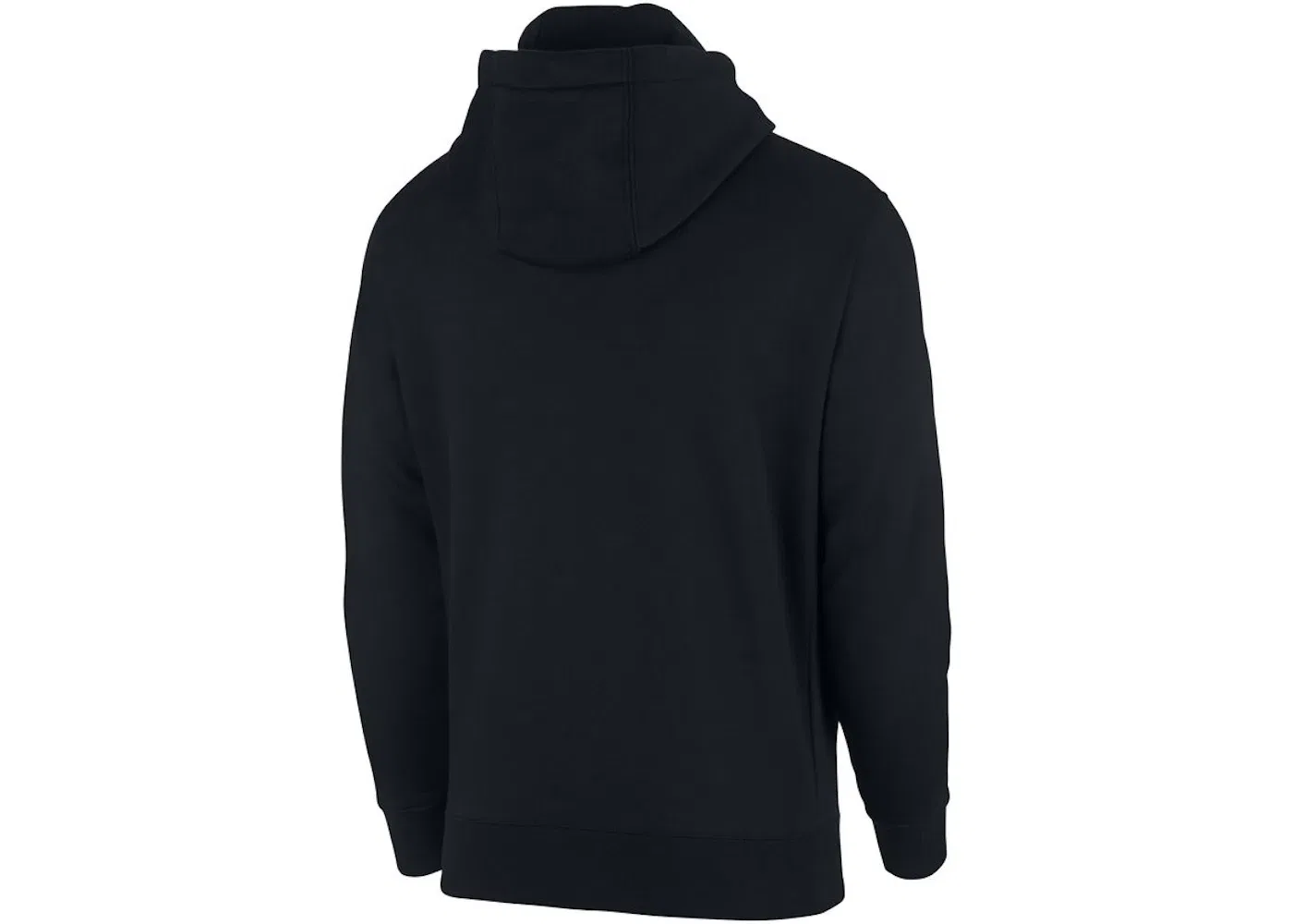 Мужская худи на молнии с длинным рукавом Nike, Black/Black/White — фото 2