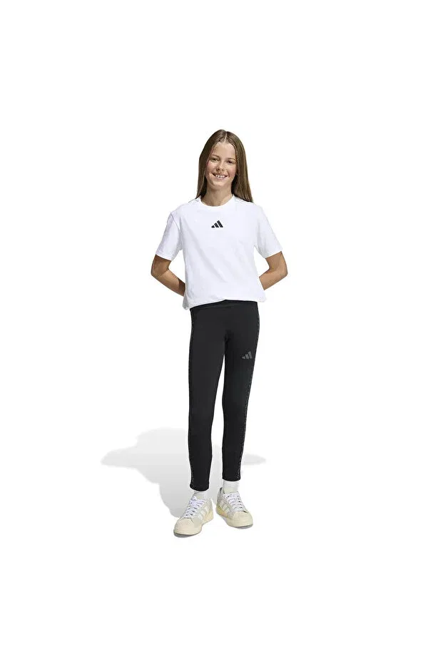 Детские леггинсы для девочек скинни Adidas, Negru — фото 3