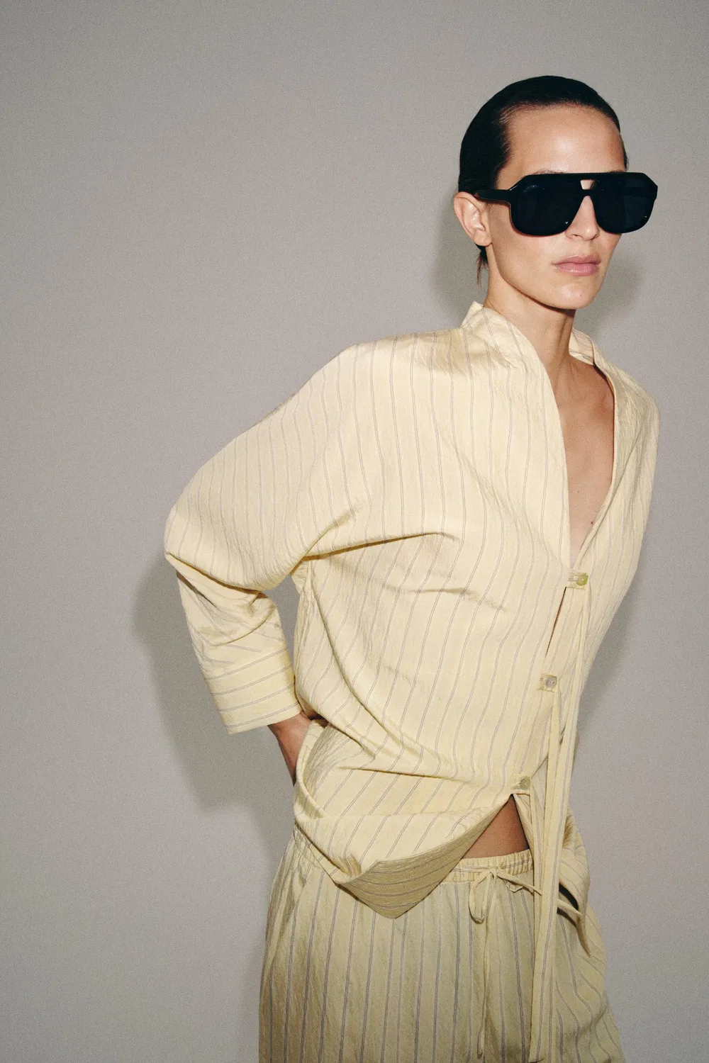 Полосатая рубашка из коллекции ZW ZARA, Printed — фото 4
