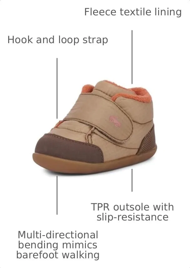 Детские кроссовки для мальчиков для первых шагов Casey Mini See Kai Run, Cocoa Puff — фото 3
