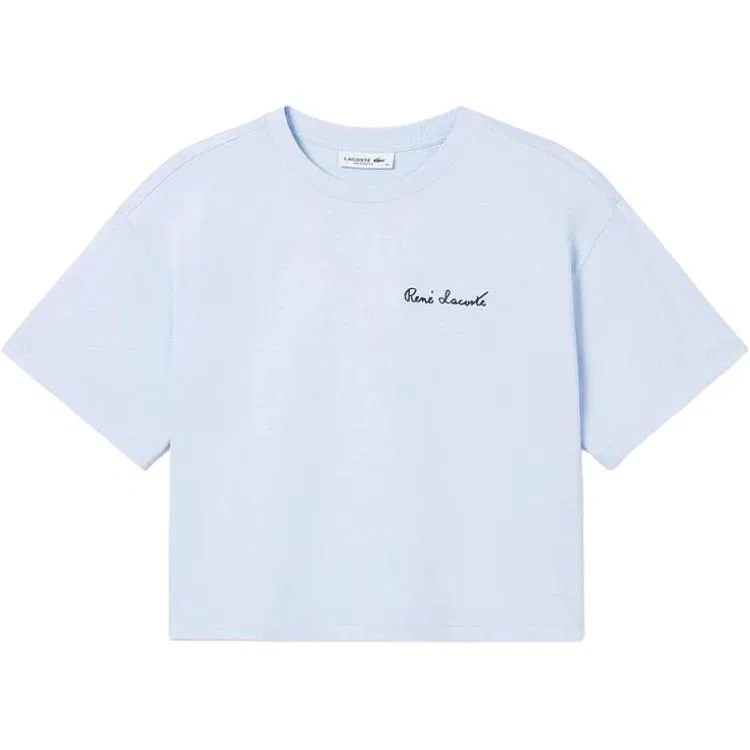 Футболка LACOSTE J2G, круглый вырез, Baby Blue
