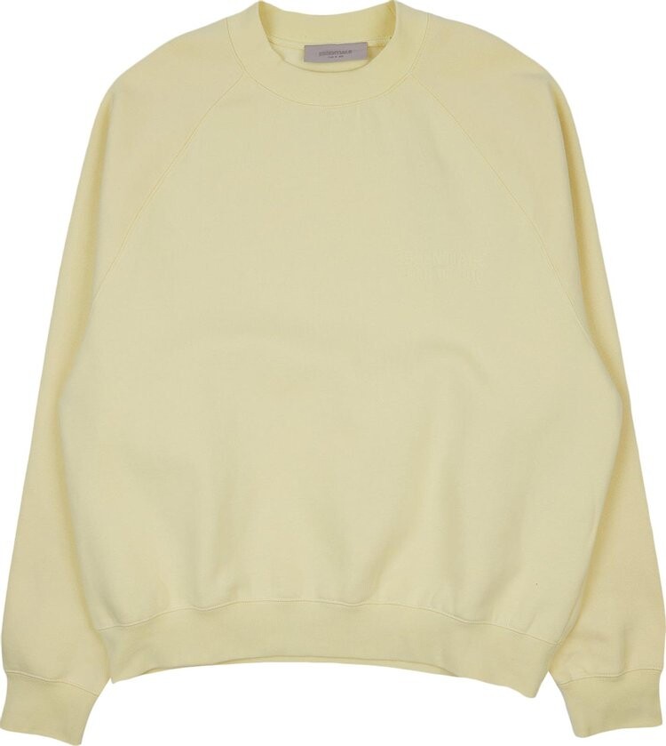 Толстовка Fear of God Essentials Crewneck 'Canary', желтый — фото 2