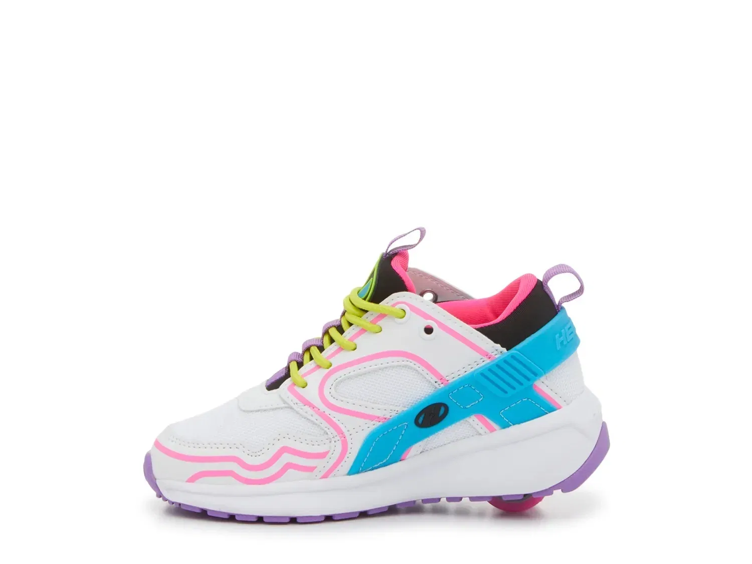Кроссовки с колесиками Force, Heelys, белый/мультиколор — фото 3