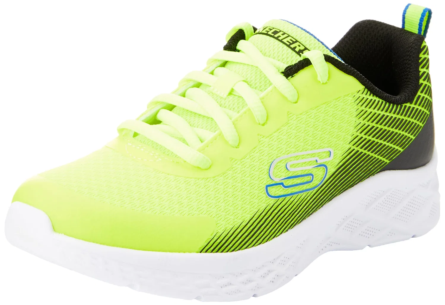 Детские ботинки для мальчиков на шнуровке Sergeants-Verdict Skechers, Yellow Textile Synthetic Black Blue Tr