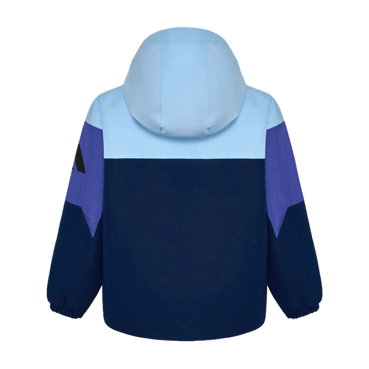 Детская куртка с капюшоном, немодельная, средней посадки, Adidas, Blue/Pink — фото 3