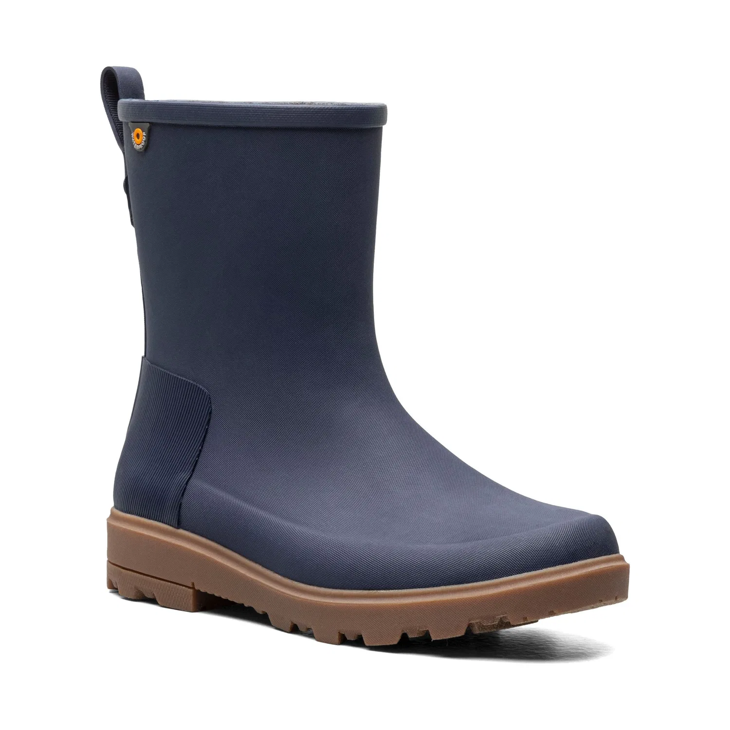 Детские демисезонные резиновые сапоги Holly Jr Mid Rain Boots Bogs, темно-синий — фото 3