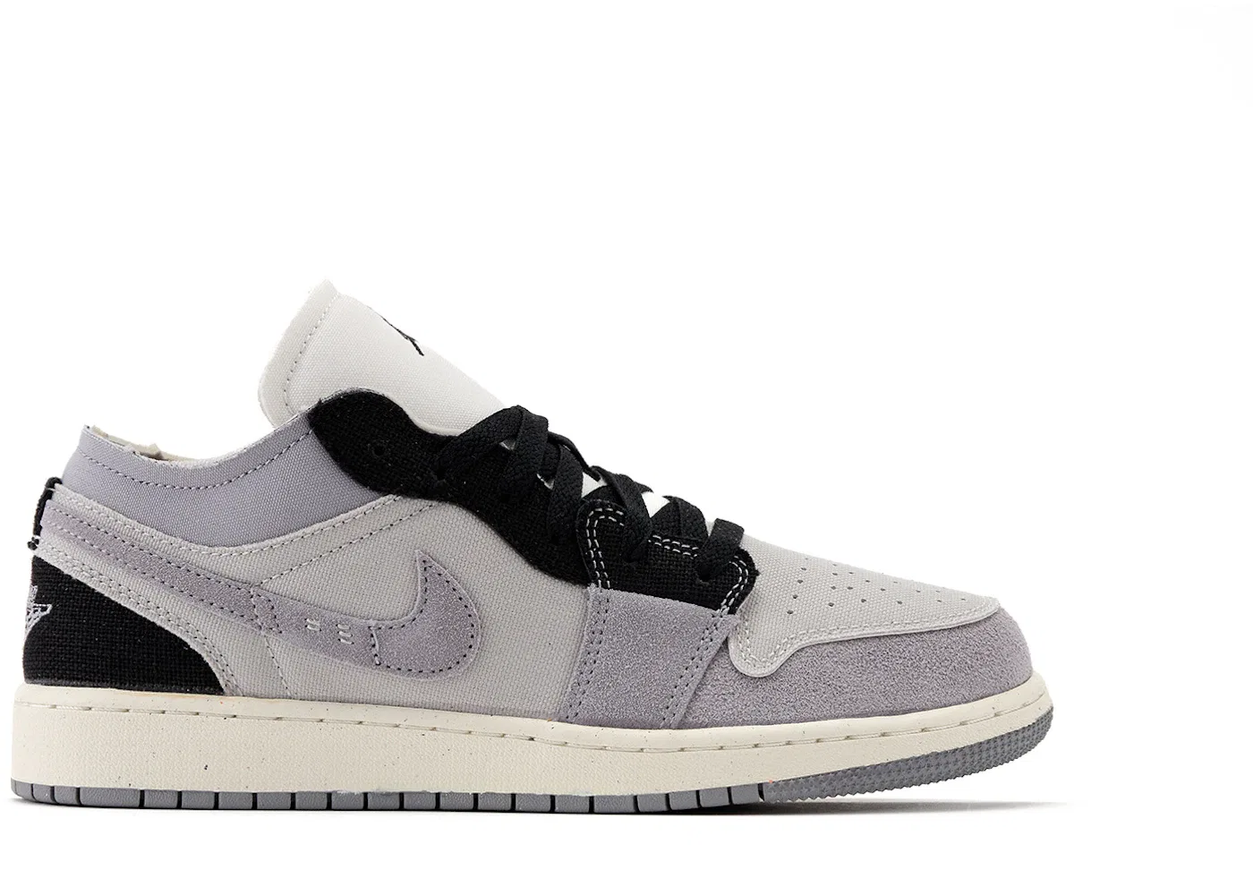Детские кроссовки Lifestyle Tech Grey Black Cement Grey Jordan 1 Low SE Jordan, Tech Grey/Black/Cement Grey
