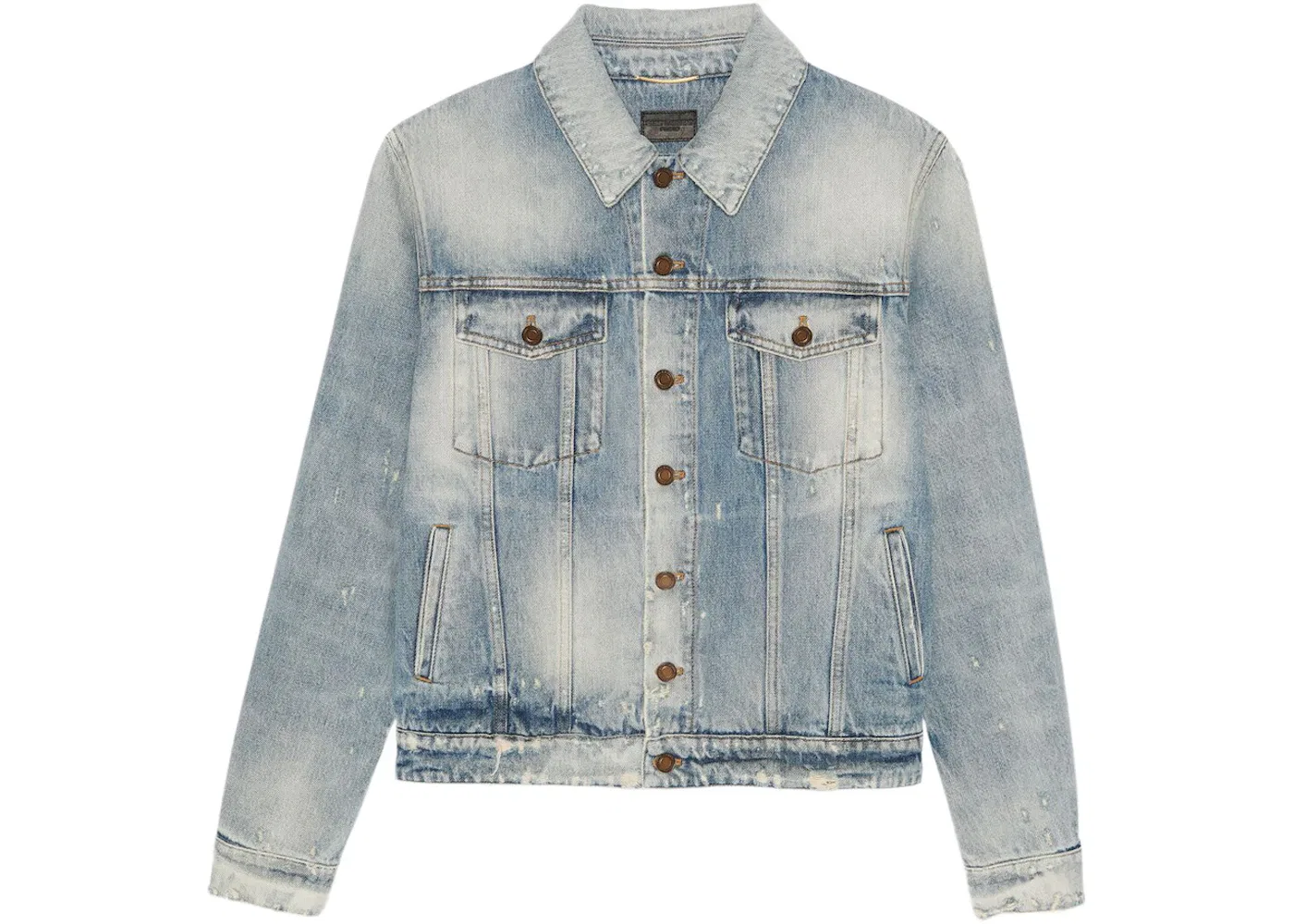 Женская джинсовая куртка-оверсайз Saint Laurent, Hilton Sky Blue