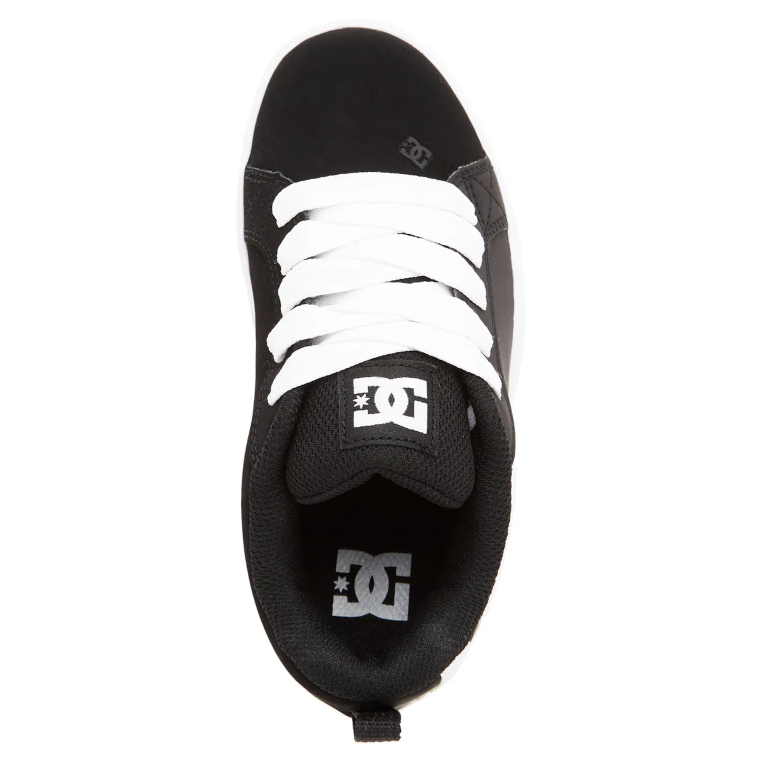 Детские кроссовки Court Graffik DC Shoes, Black/White — фото 4