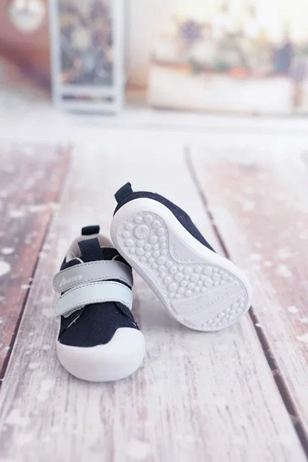Детские ортопедические туфли для мальчиков Macco Shoes, Navy Blue — фото 3