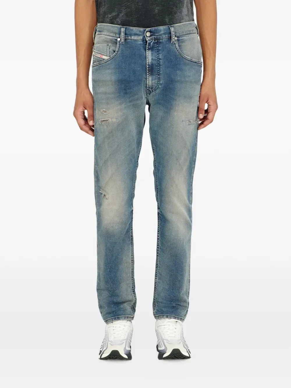 Regular waist 2032 D-Krooley-BW Joggjeans DIESEL, синий — фото 3