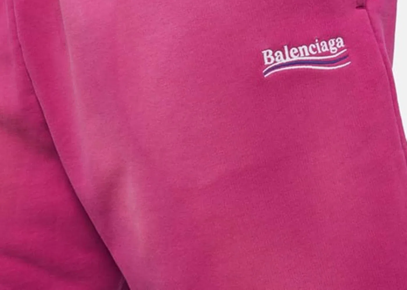 Мужские шорты с принтом Sweatshorts Balenciaga, Dark Fuchsia — фото 2