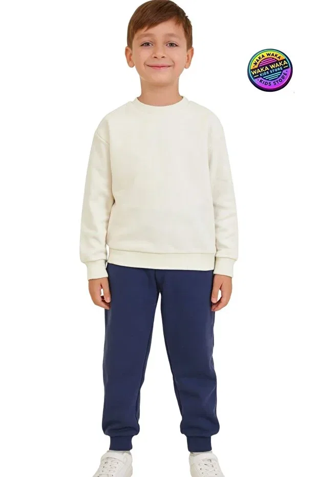 Детские спортивные штаны для мальчиков хлопковые Jogger Ww Waka Waka Kids Store, Giri Melange — фото 3