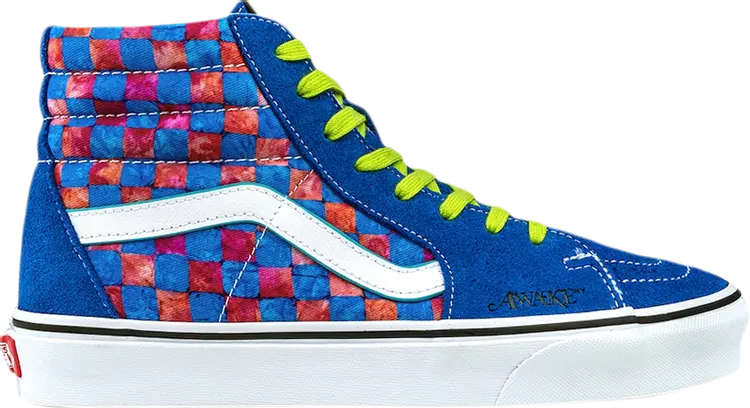 

Кеды Vans Awake NY x Sk8-Hi Blue Checkerboard, синий