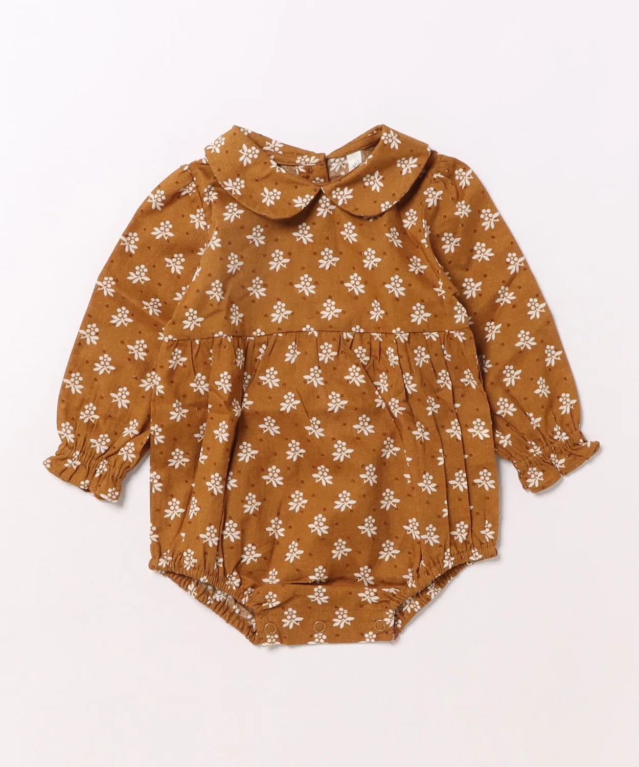 Детский боди-комбинезон с длинным рукавомCora Rylee + Cru, Brown