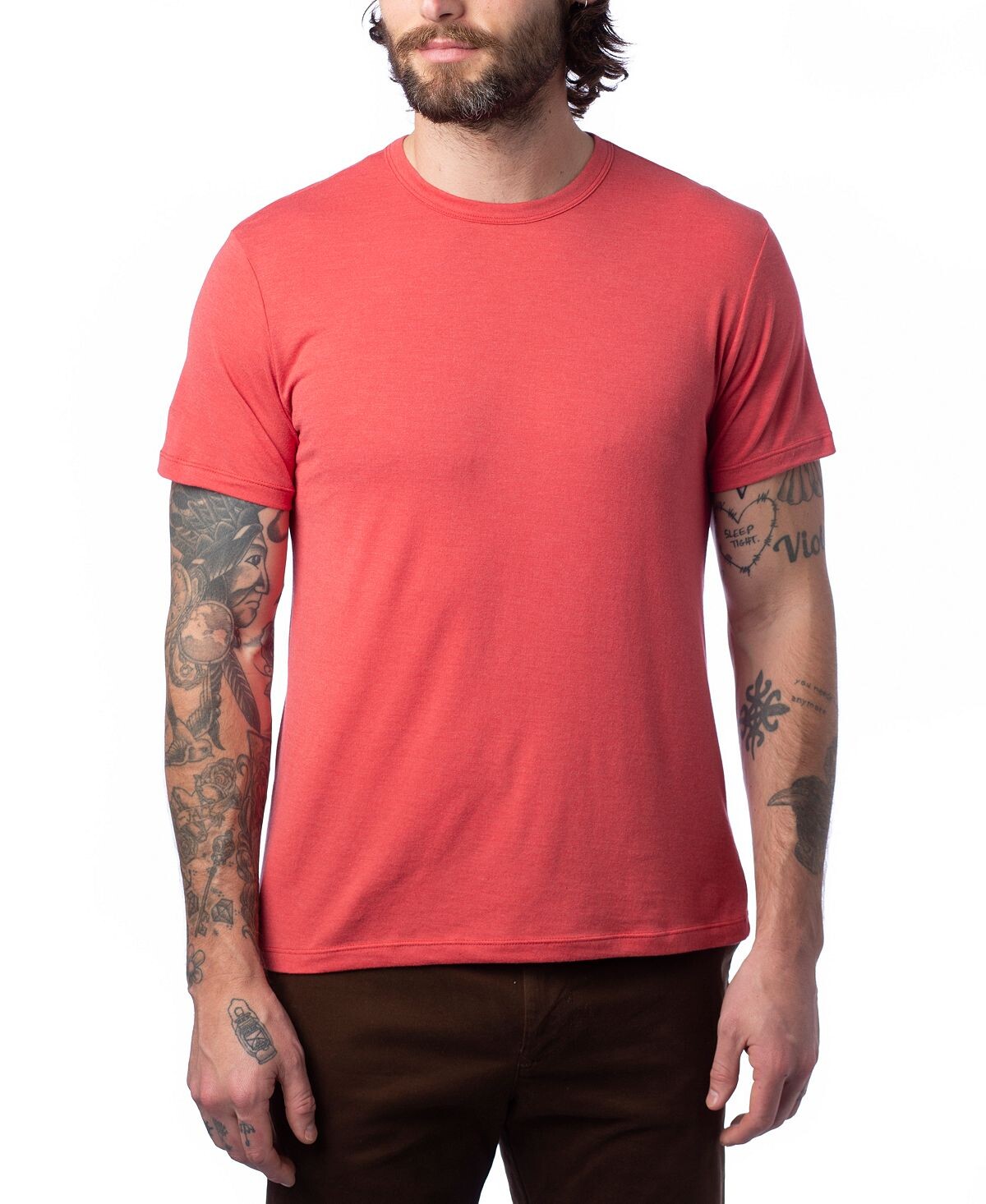 

Мужская модальная футболка tri-blend с круглым вырезом Alternative Apparel, мульти, Красный, Мужская модальная футболка tri-blend с круглым вырезом Alternative Apparel, мульти