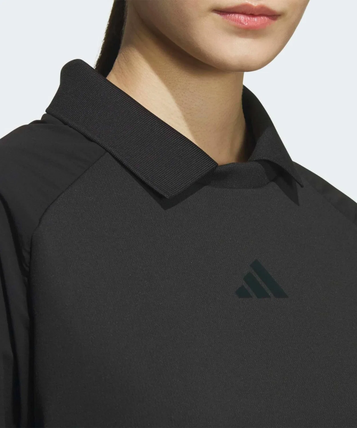 Женский свитшот с длинным рукавомAdidas Golf, Black — фото 4