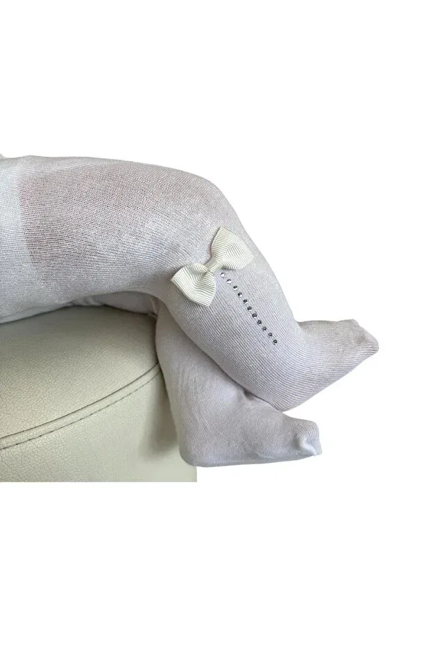 Детские колготки с принтом Decorated soft baby tights Daymod, White
