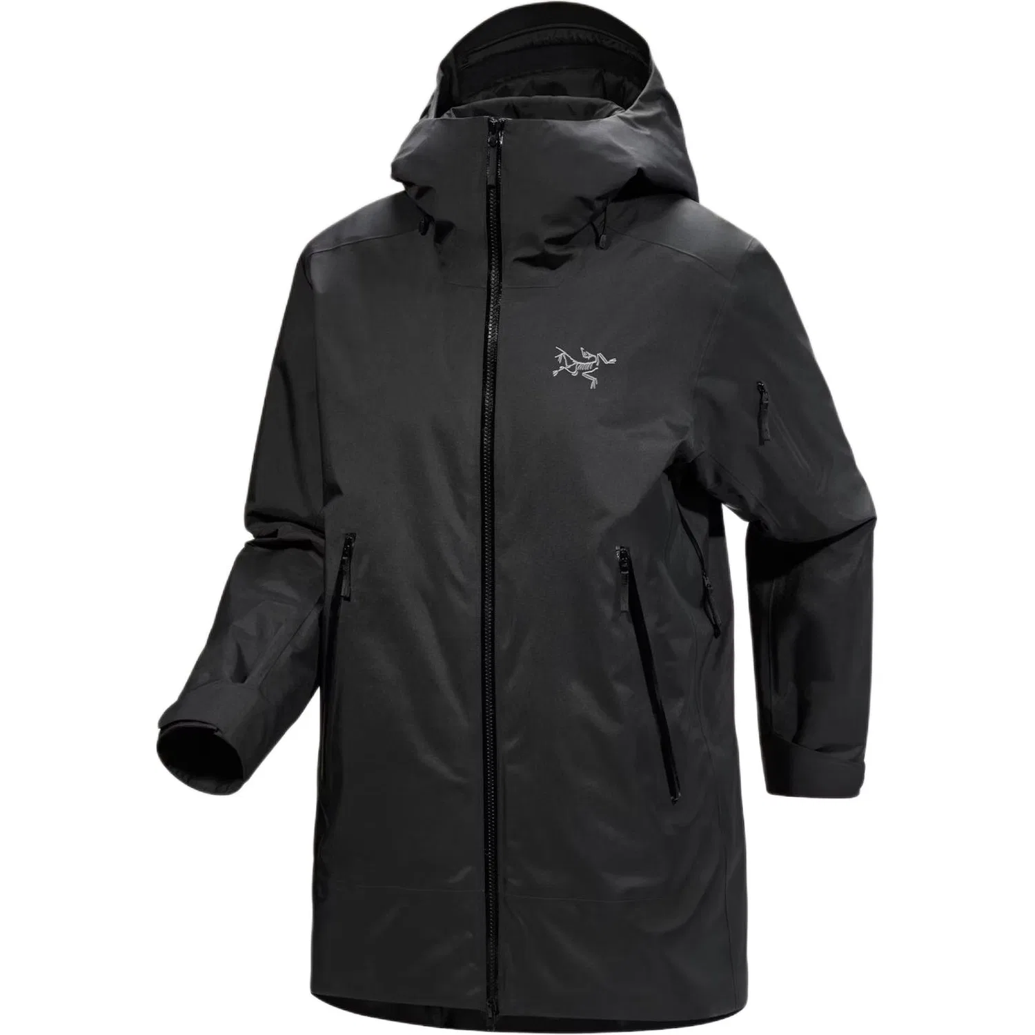 Женская пуховая куртка с капюшоном Arcteryx SENTINEL Insulated Puffer Jacket, Black