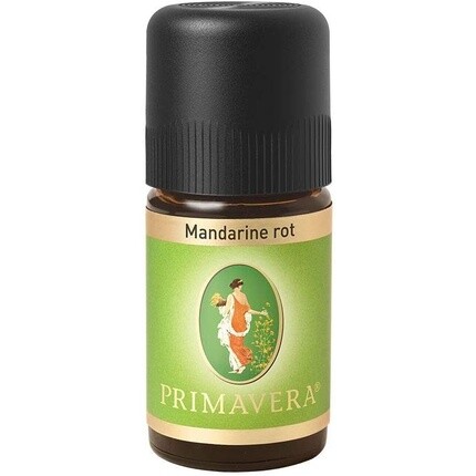 

PRIMAVERA Red Mandarin Essential Oil 5 мл - Ароматерапевтическое масло для расслабления и расслабления мышц - Веганский