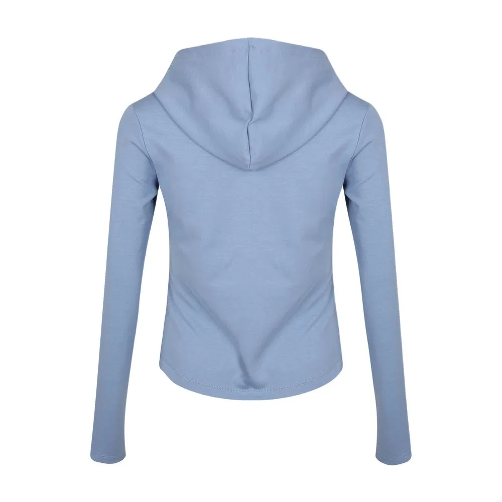 Женская куртка с капюшоном, неотстегивающимся, умеренной длины, Blue, Nike — фото 3