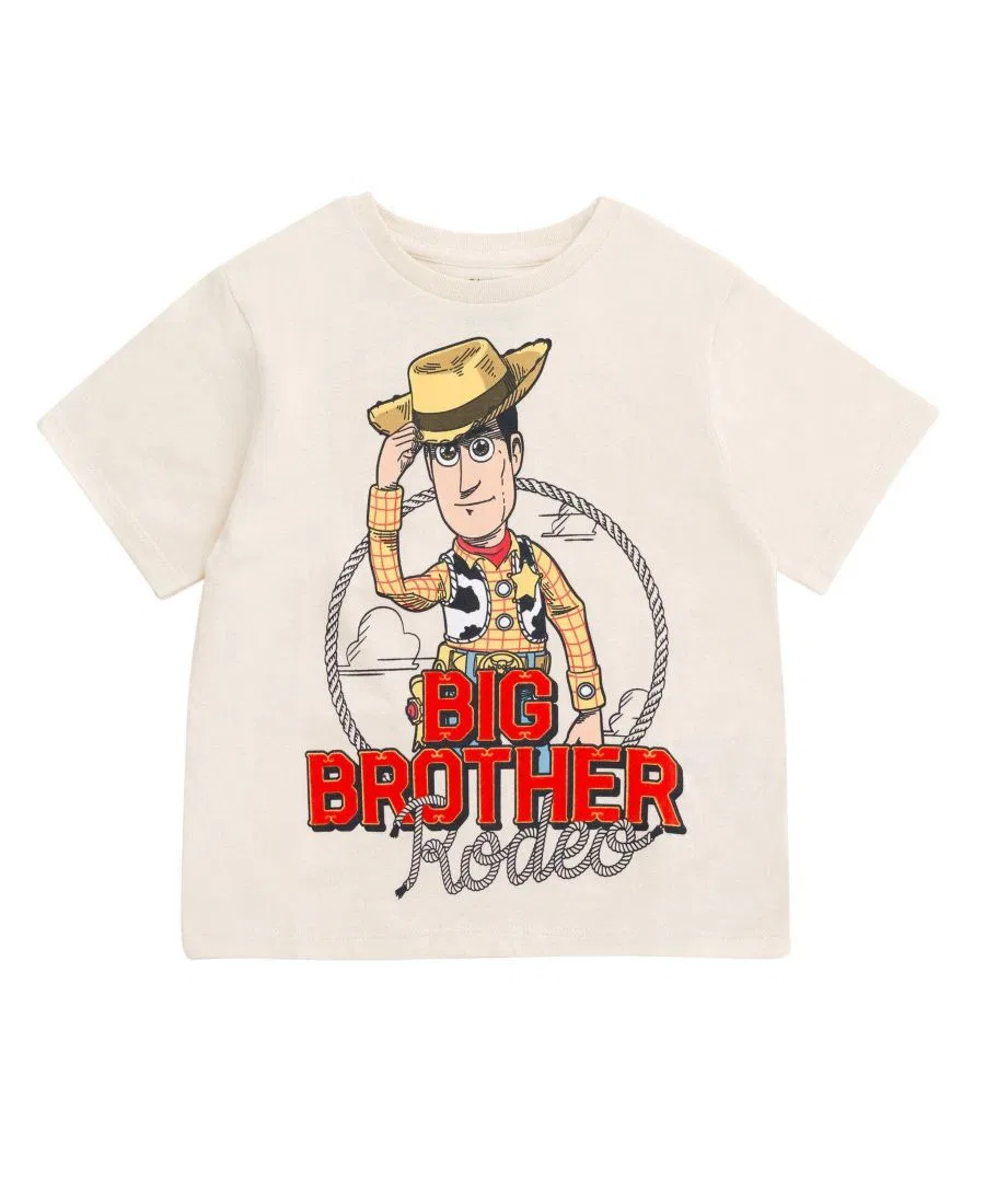 Детская футболка с коротким рукавом Toy Story, Cream Woody