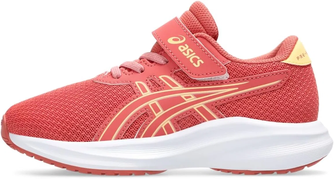 Детские беговые кроссовки для мальчиков PRE Excite 11 PS ASICS, Dark Pink Clay/Orange Glow