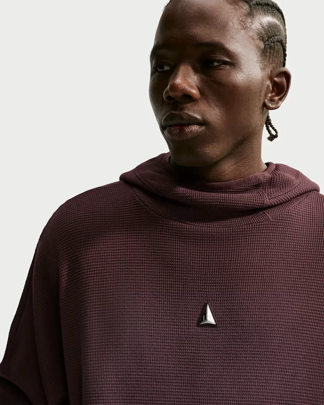 Мужская баскетбольная толстовка с капюшоном Ja Nike, Burgundy Crush — фото 3
