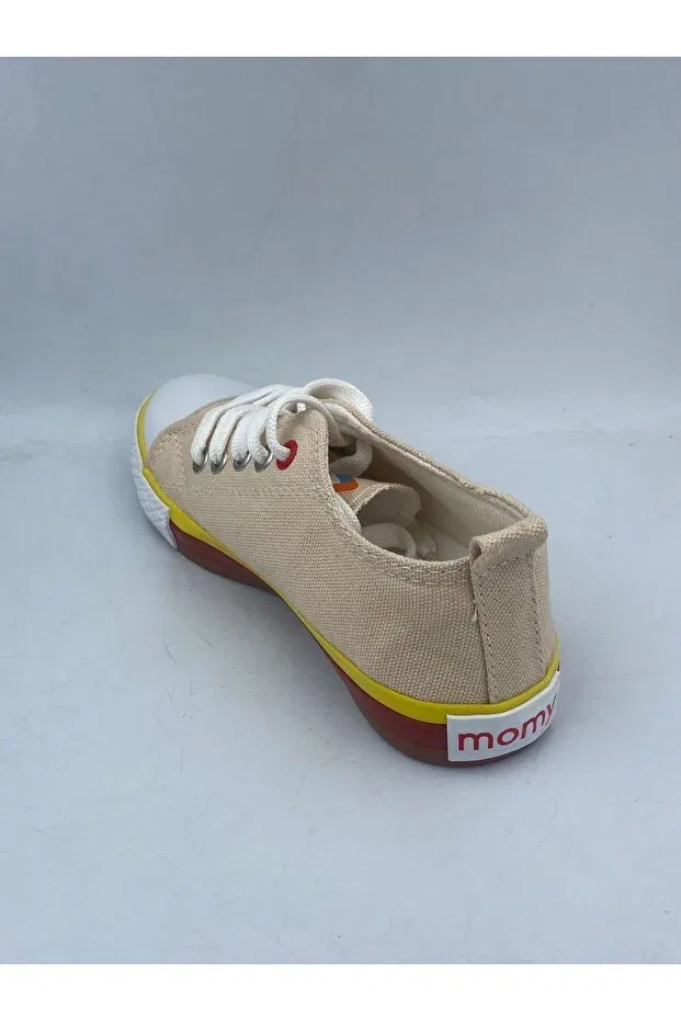 Детские кеды для девочек текстильные Converse Shoes Momy, Nude Color — фото 4