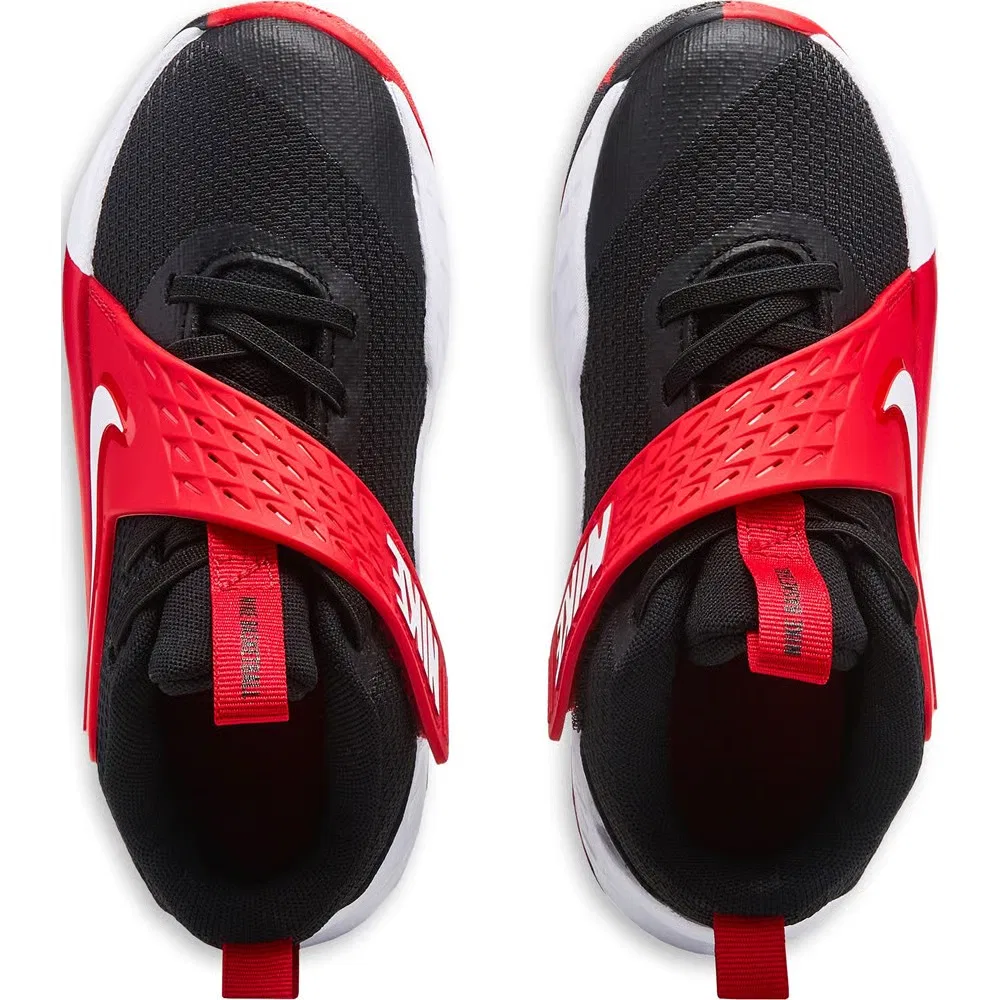 Детские баскетбольные кроссовки Kids' Hustle 12 Nike, Black/Red — фото 4