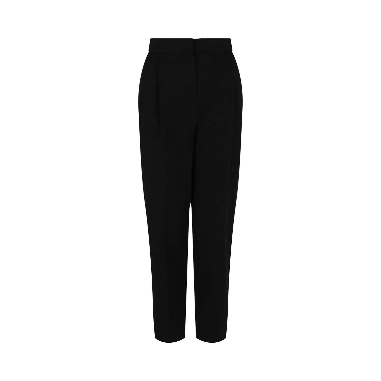 Брюки Alexander McQueen Pleated Tapered, черный