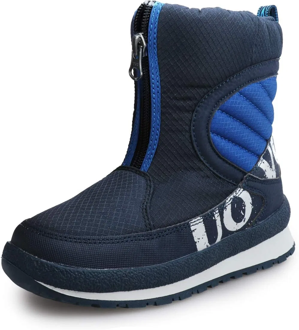 Детские зимние ботинки для мальчиков водонепроницаемые UOVO, Navy Blue