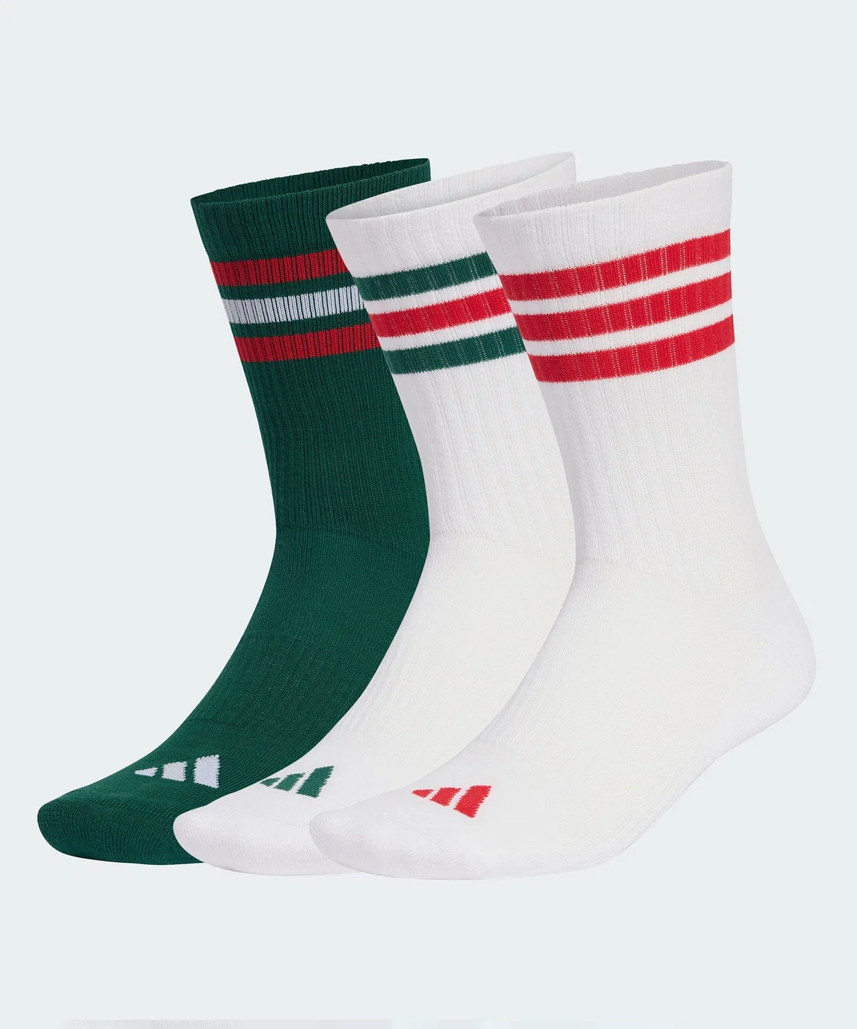 Мужские носки с компрессионным эффектом, 3 пары Adidas, Green