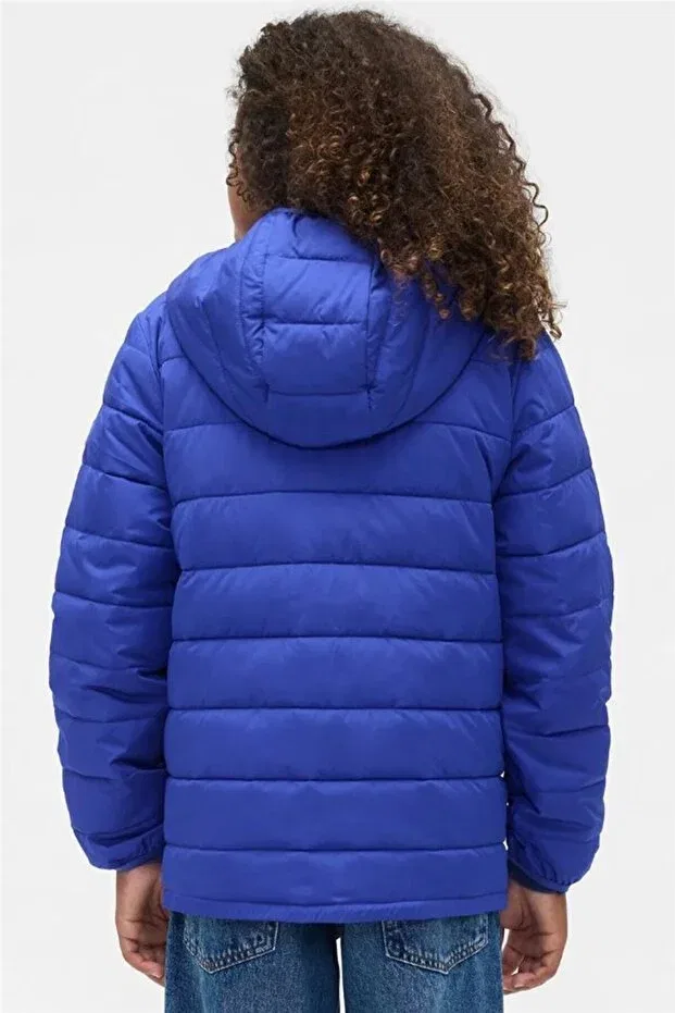Детская куртка-пуховик с капюшоном V-Frch lw logo puffer Gap, Green — фото 2