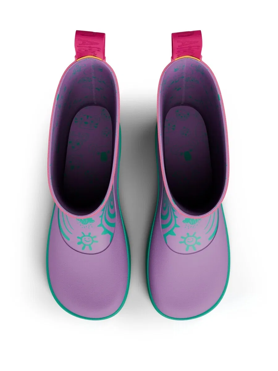 Резиновые сапоги Affenzahn 'Gummistiefel Vegan Plashy' фиолетового цвета — фото 4