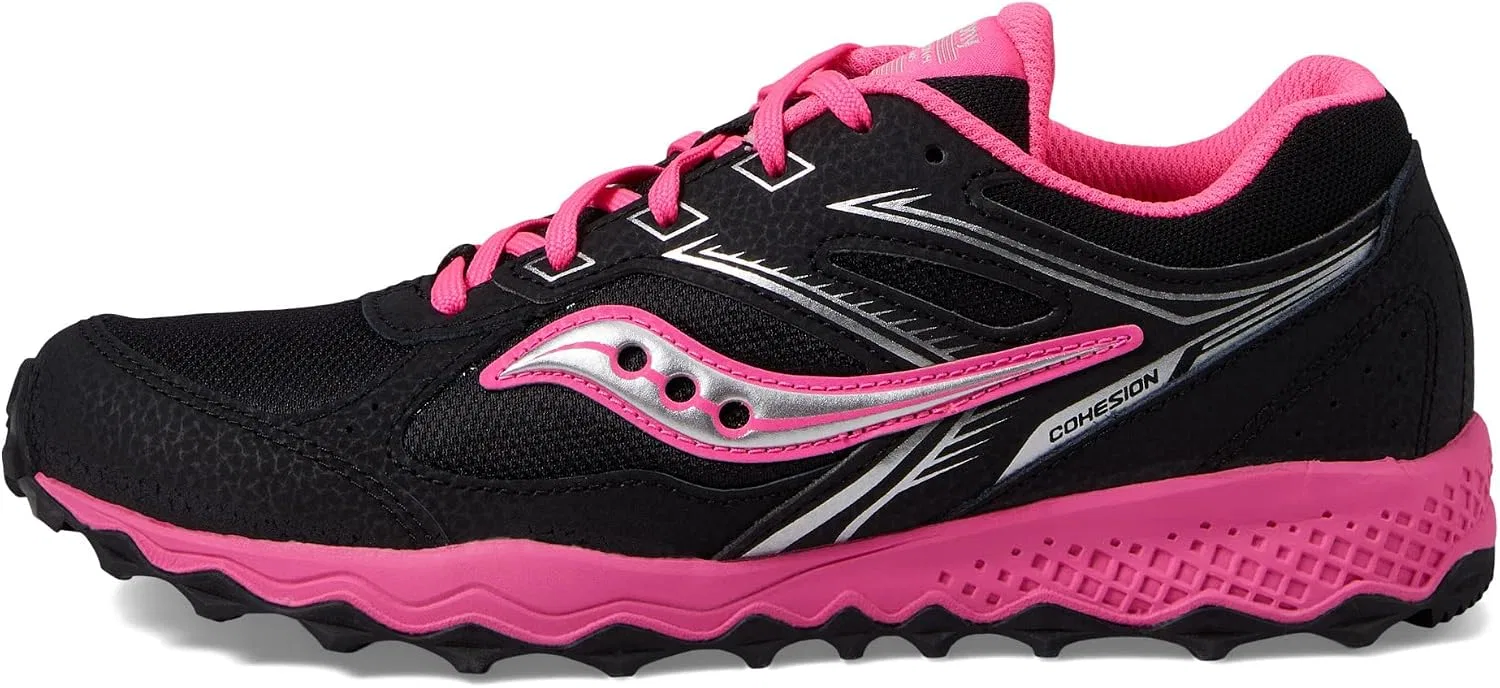 Детские кроссовки для бега Cohesion Tr14 Saucony, Black/Pink — фото 4