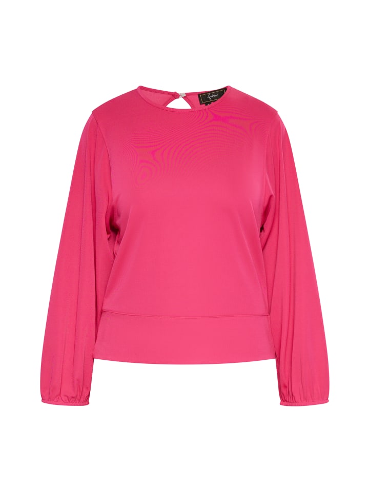 

Женская рубашка с длинными рукавами розового цвета faina