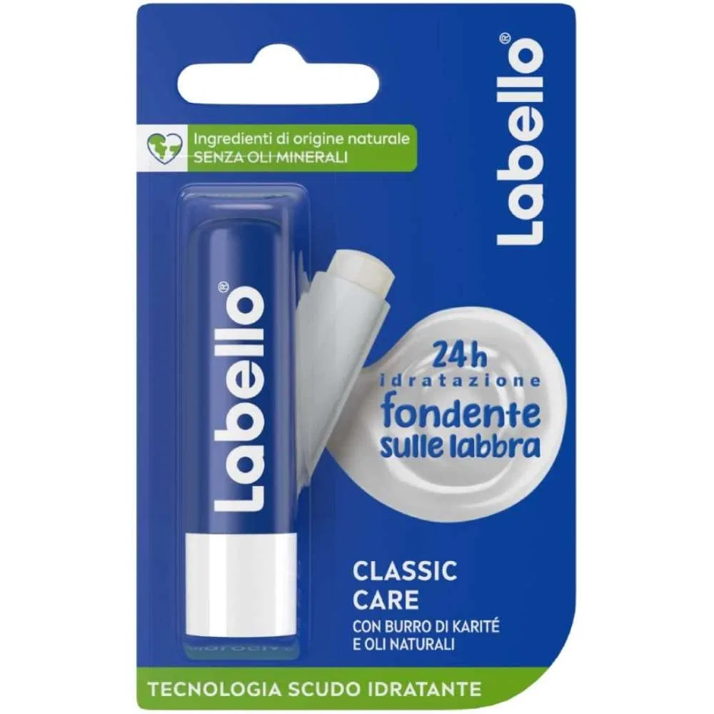 Бальзам для губ Labello Classic Care с маслом ши и пантенолом, 4.8 г