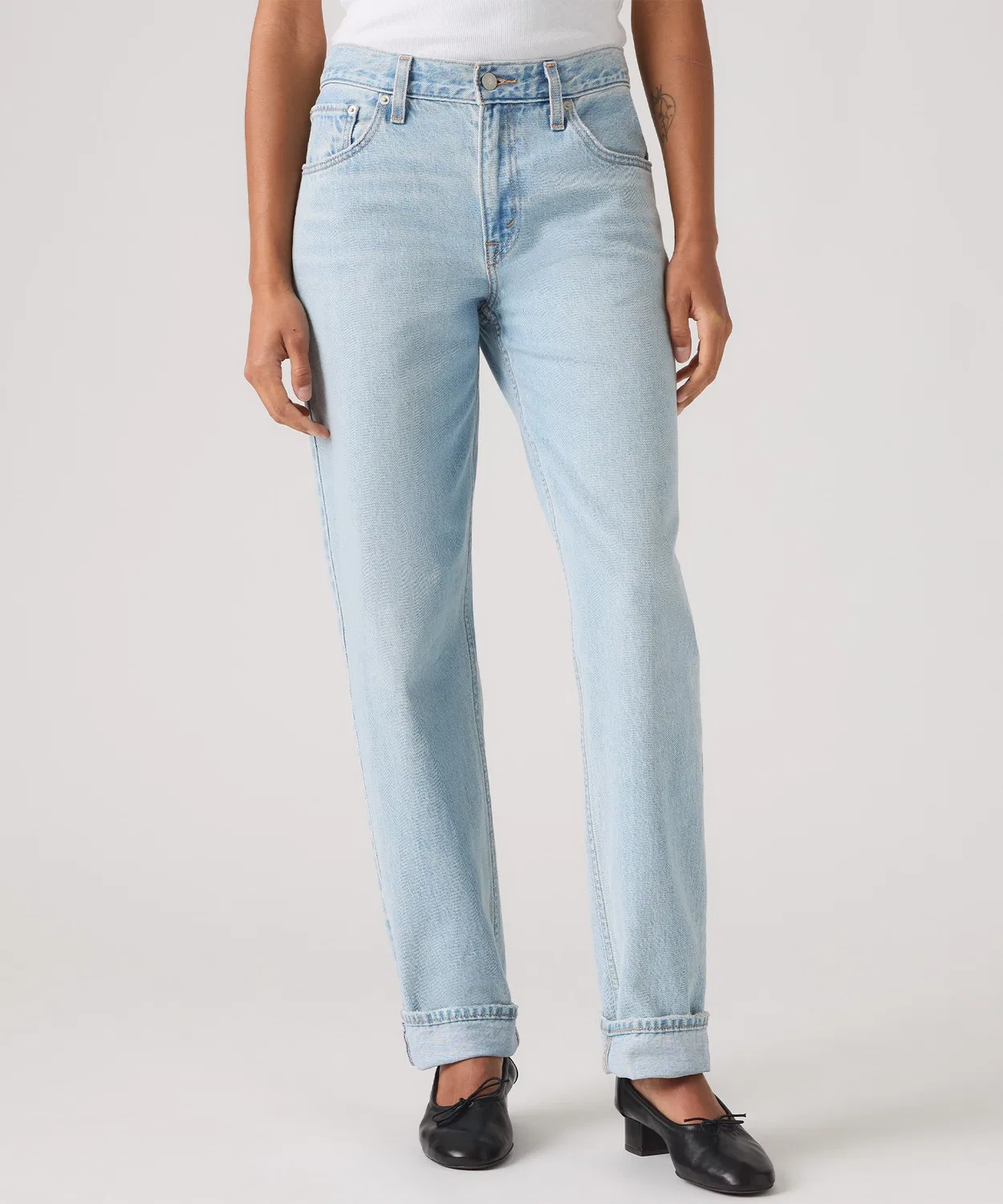 Женские джинсы с taper силуэтом Levi's, Light Indigo Blue